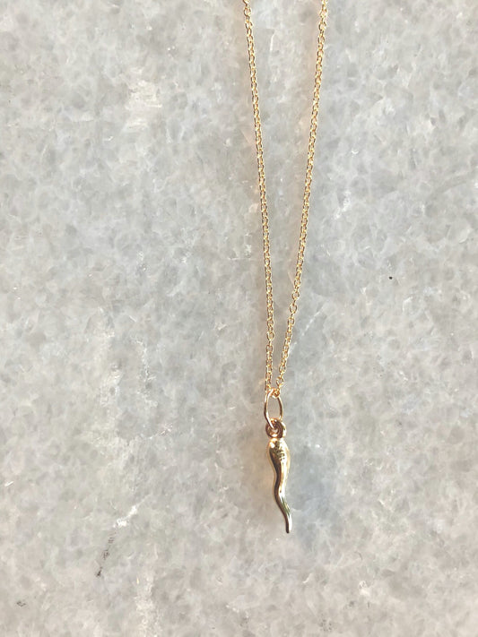 Italian Horn Necklace