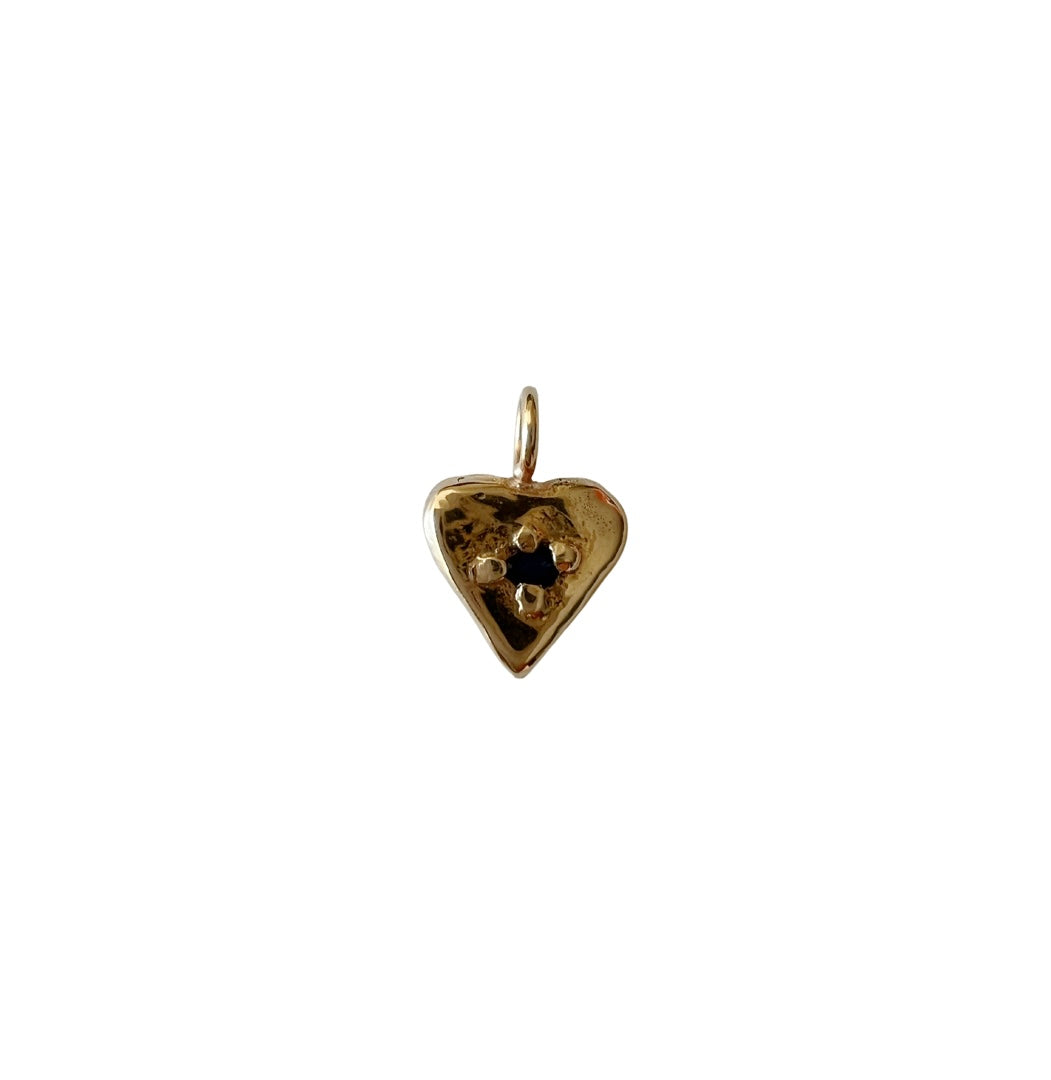 18kt Heart Charm
