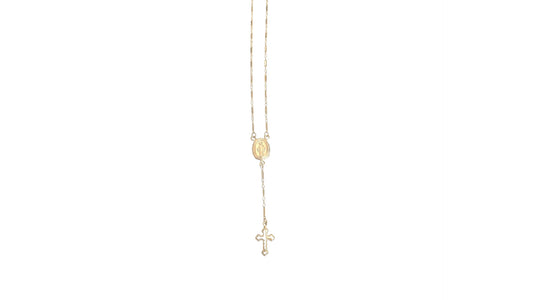 Gold Rosary Necklace