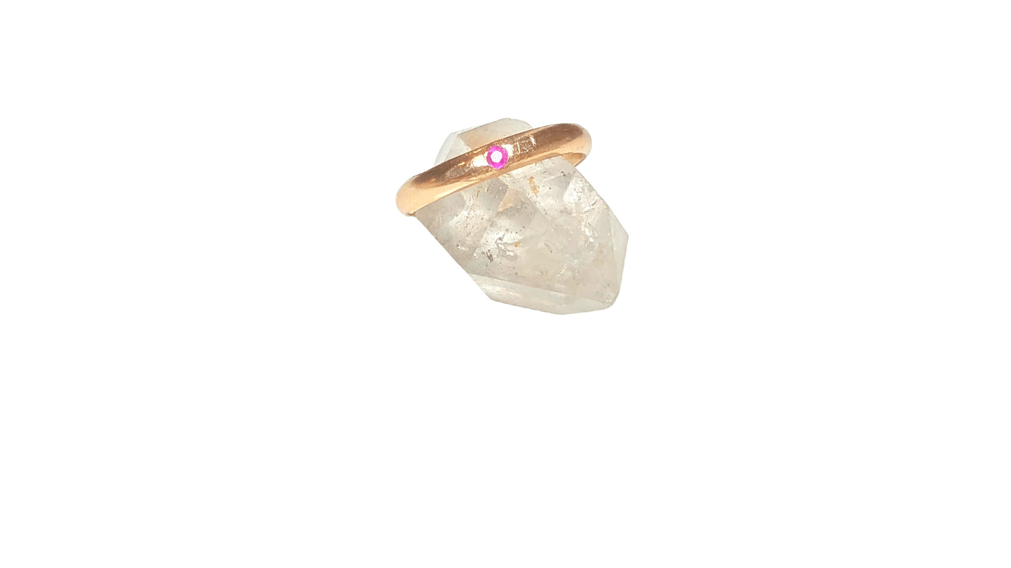 Pink Sapphire Ring