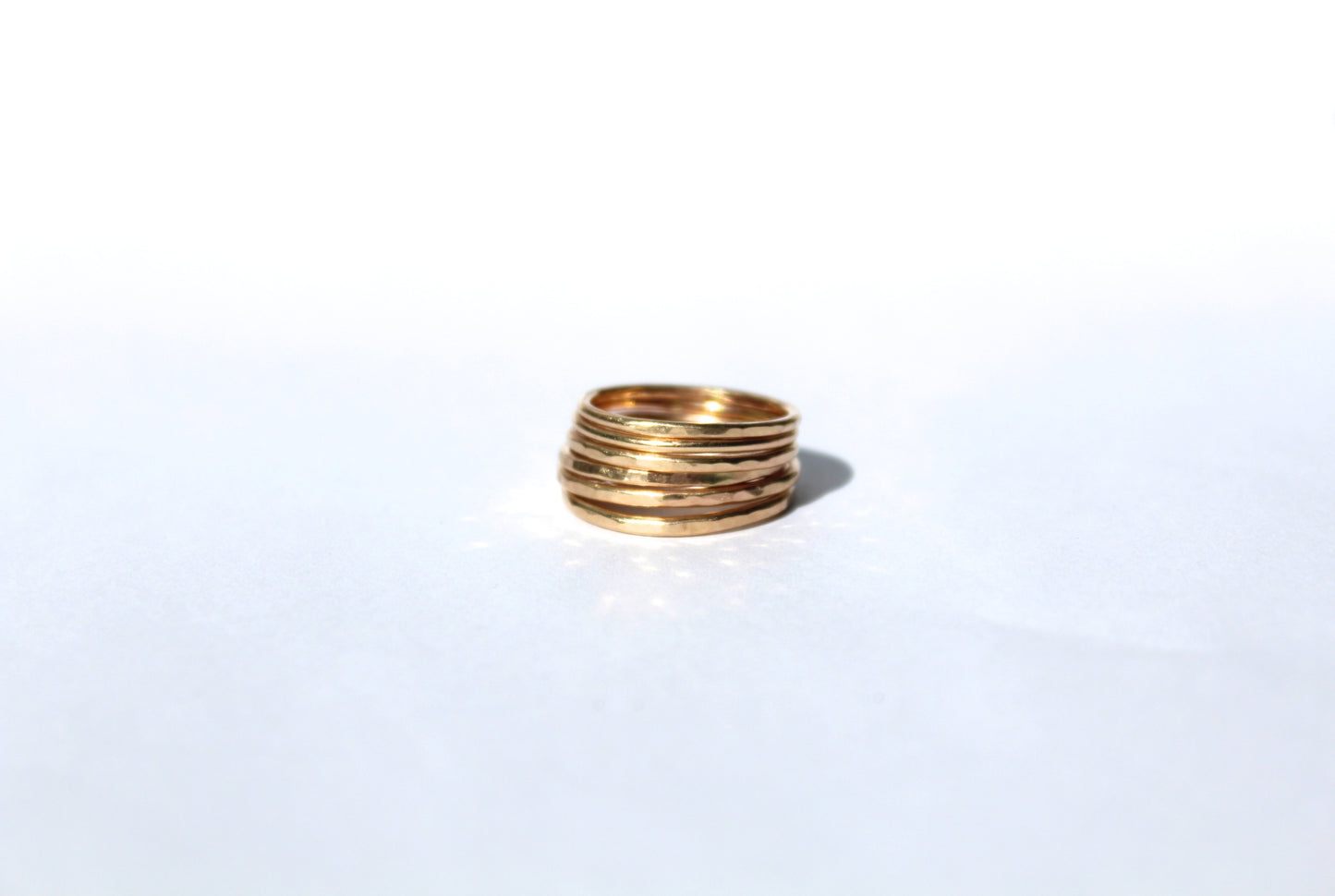 Hammered Stacking Rings