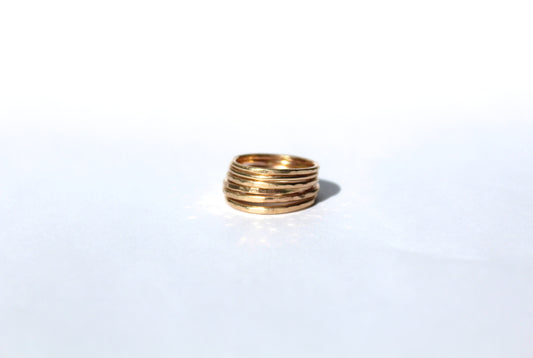 Hammered Stacking Rings
