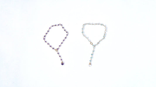 Gemstone Rosary Bracelet