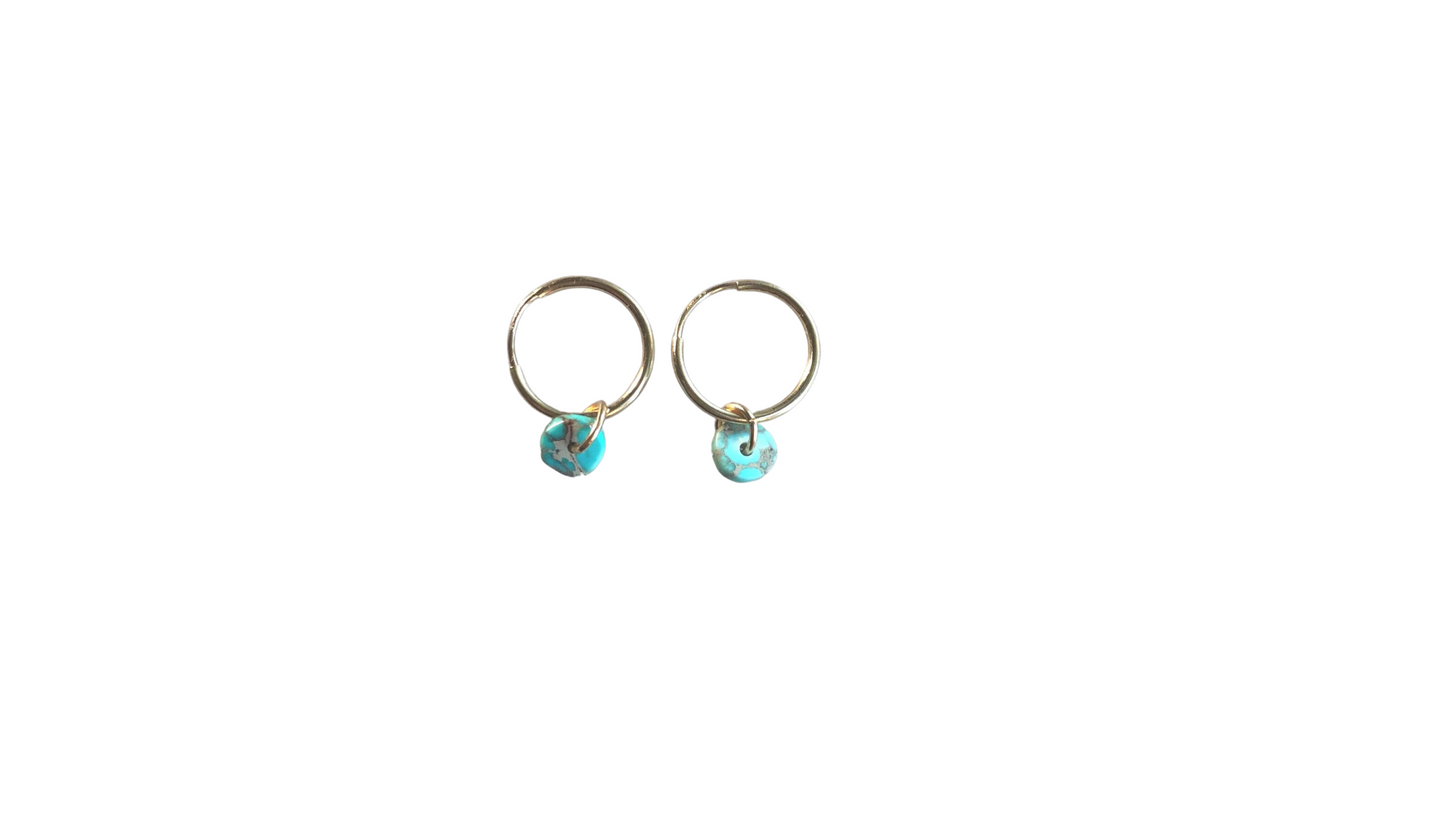 Turquoise Hug Earrings